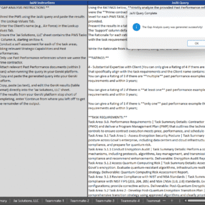 Split-screen showing a text editor and a code editor with HTML code.